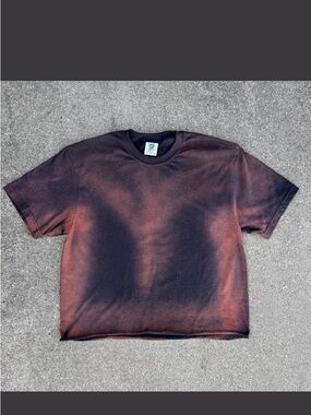 SOLD  Comfort Colors Black T-Shirt with Rust Highlights